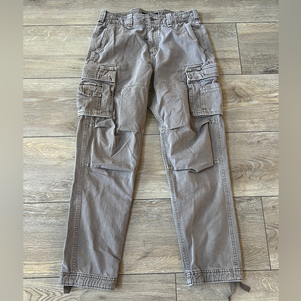 Men’s “Vintage” Abercrombie & Fitch Zipper 🪰 Heavy Utility Cargo Pants! 30/32